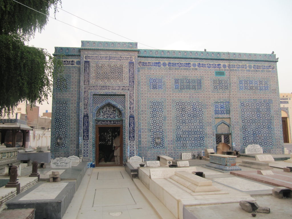 The shrine of Shah Yusuf Gardezi in Multan.