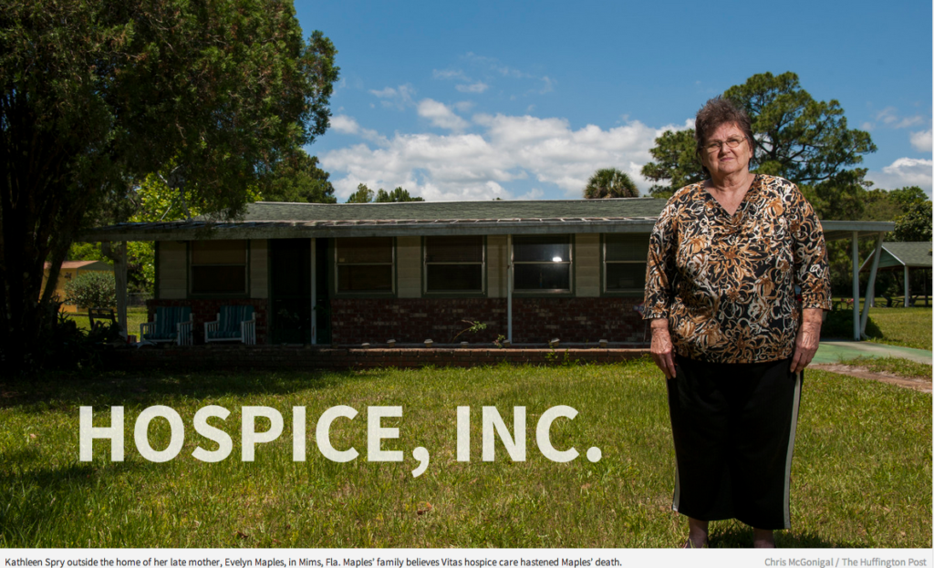 Image from "Hospice, Inc." by Ben Hallman in the HuffPost. 