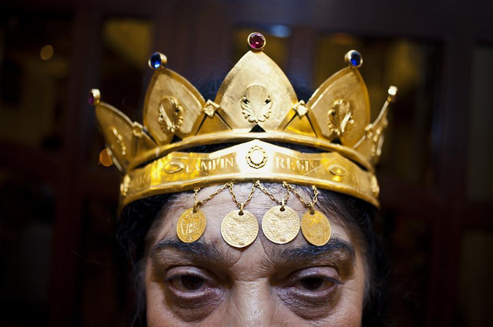 Gold is an essential part of Roma culture, especially for the queen of the witches, Maria Câmpina